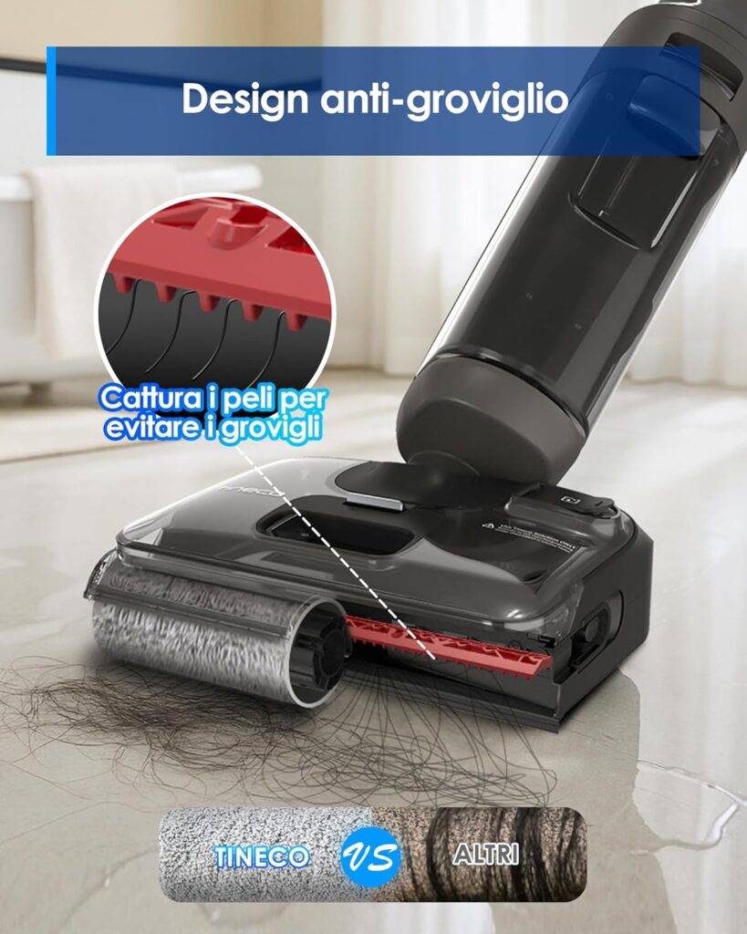 Tineco i6 Stretch anti groviglio peli animali