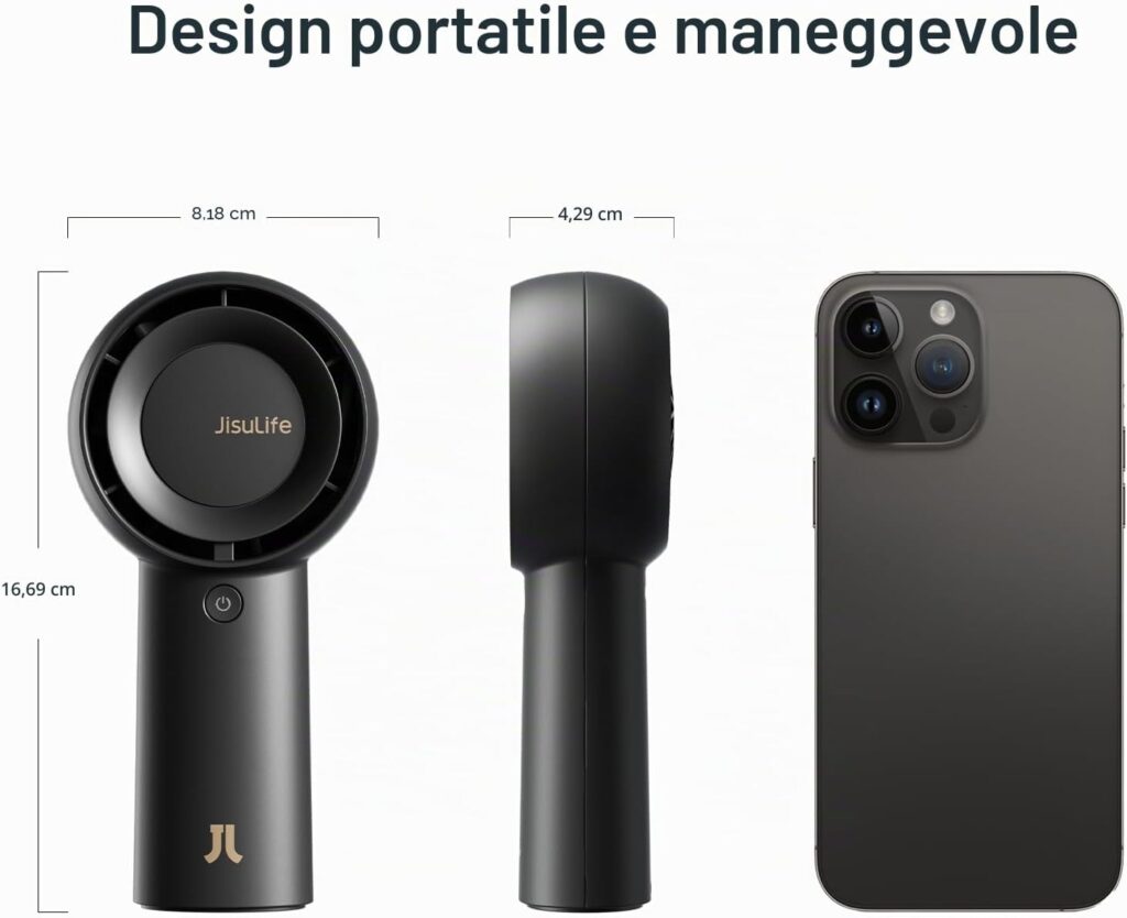 JISULIFE ventilatore da tavolo compatto